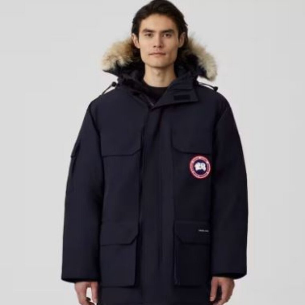 Canada Goose Men's Expedition Parka Fusion Fit Heritage L, Navy